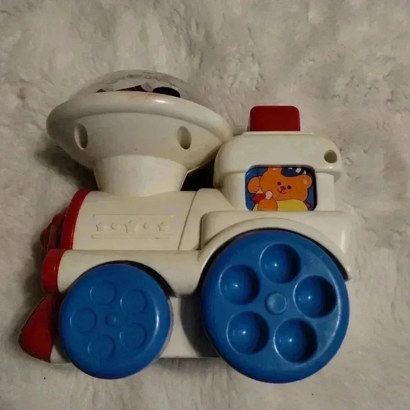 1993 Vintage Fisher Price Pinwheel Train Push Toy 6-36 Mos Beeps - Picture 1 of 6